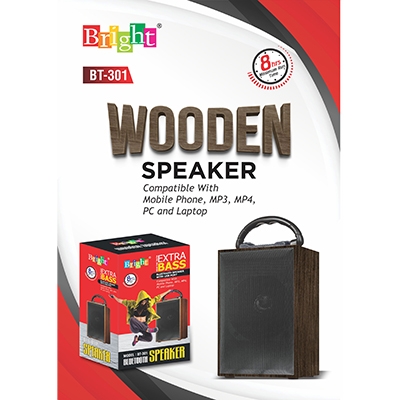 Wooden Speaker BT-301